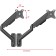 BLACK Uniteki FMG150 Black for Monitor