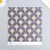 Scrapbooking paper bilateral "Versailles and rhombus gold" density 180 g 15.5x17 cm