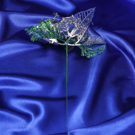 Decor "Winter Fairy Tale" ball Bubenchik Gift, 15 cm, silver-1