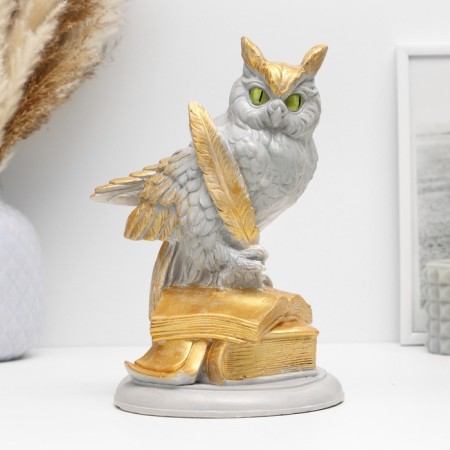 Figure "Filin on Bolshoi Books" Gray, 21x15x13cm-8
