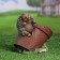 Figure pot "Hedgehog in a pot", 17x18 cm