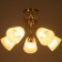 Ceiling Ceiling Ellie 5x40W E27 Gold 52x52x30 cm