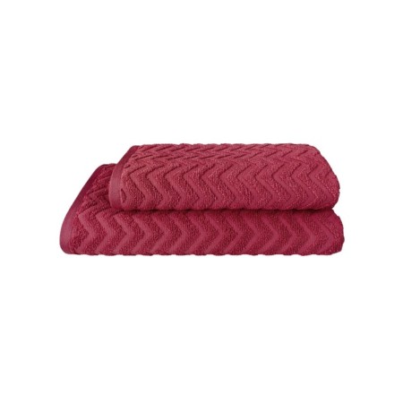 A set of terry towels Ruby, size 50x90 cm, 70x130 cm, red color-1