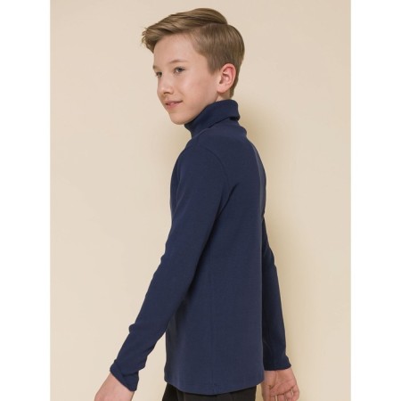 Turtleneck for a boy Pelican, height 158 ​​cm, dark blue color-1
