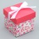 Gift folding box, packaging, “from March 8”, 10 x 10 x 10 cm