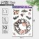 Vinyl stickers on the windows "New Year's Wreath", reusable, 20 x 34 cm, New Year
