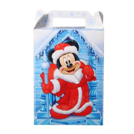 Folding box, New Year's "Happy New Year", 20 x 33 x 10 cm, Mickey Mouse and his friends-4
