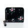Women's wallet with lightning, black color
