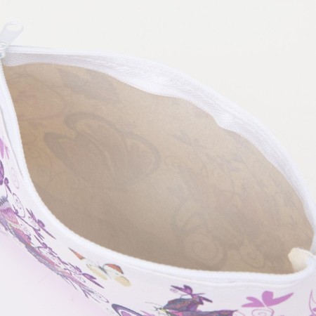 Lightning cosmetic bag, purple color-2