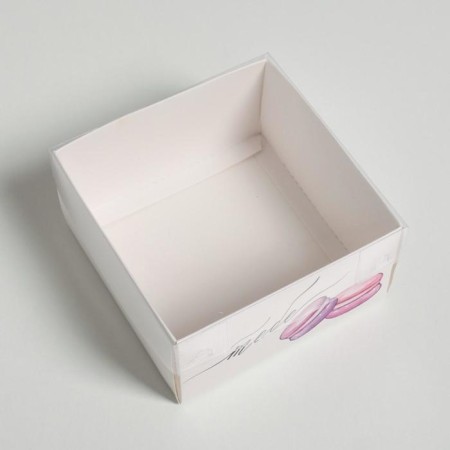 Bearbox under the gentor with PVC lid, confectionery packaging, “you”, 12 x 6 x 11.5 cm-2