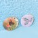 Pocket mirror "butterflies", d = 7 cm, color mix