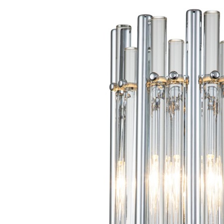 Bra Indigo, 12025/1W Chrome. 1x40W, E14, 130x200x350 mm, transparent color-1