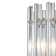 Bra Indigo, 12025/1W Chrome. 1x40W, E14, 130x200x350 mm, transparent color