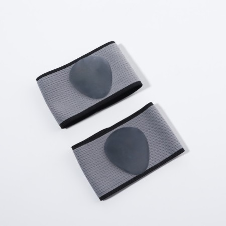 Suppinators for shoes, shock -absorbing, cuff, textile, 10 × 9 cm, pair, black color-2