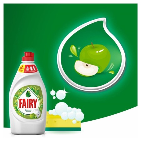 Washing dishes Fairy "Green Apple", 900 ml