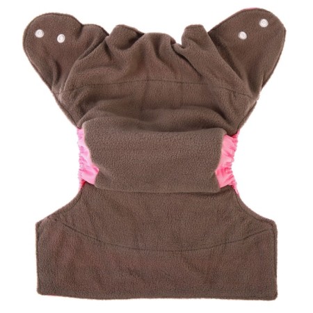 Panties-scammer, reusable, carbon-bamboo fabric, pink color, from 0-36 months.-8