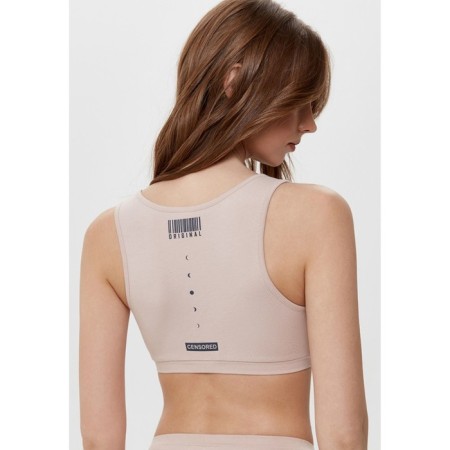 Bustier Female Contete Elegant Tattoo Style, XS size, Natural color-2