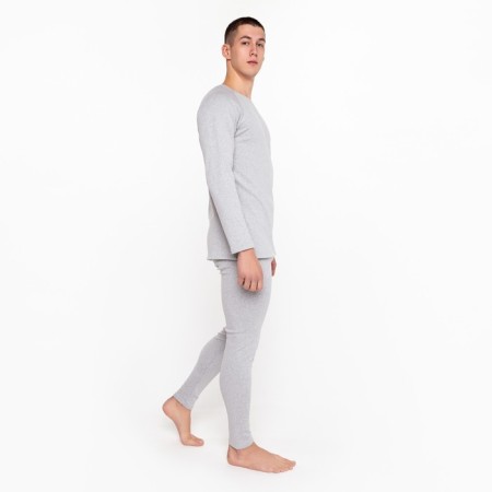 Male thermal underwear (longshit, pants) was launched, gray color, size 54-4