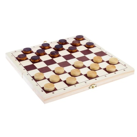 Checkers "Tron" 30 x 30 cm, checkers d-2.7 cm-1