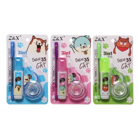 Set (corrector 5m x 5mm + corrector-hand + ball handle) on the blist, mix-1