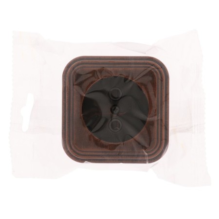 Rosette "Elect" Ra 16-131-hm, 16 a, 250 V, single, open, without salary, black for copper-2