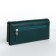 Women's wallet on magnet, green color