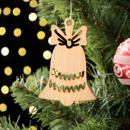 Toy on the tree "Bell" 8x9 cm