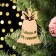 Toy on the tree "Bell" 8x9 cm