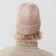 Women's hat minku, pink color, rr 56-58