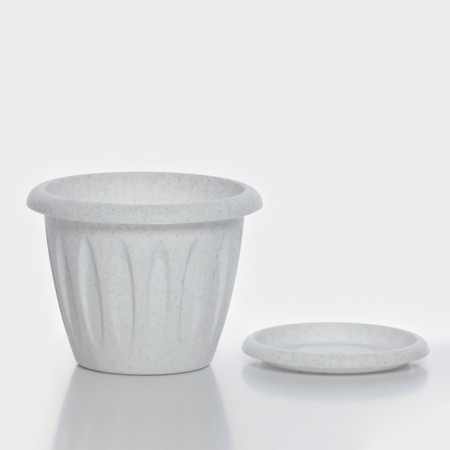 Pot with the Felicia Podon, 400 ml, marble color-3