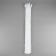 Lightning "Spiral", No. 3, detachable, automatic lock, 50 cm, white color