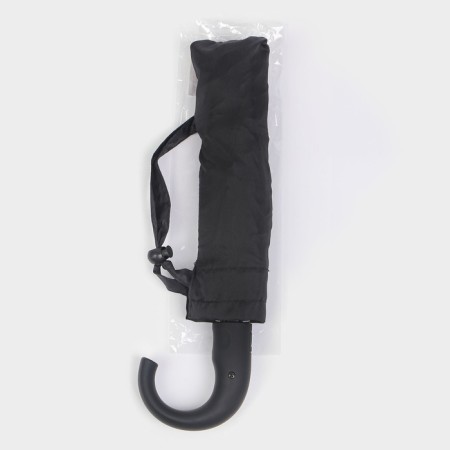 Semi -automatic umbrella “Gloom”, Eponge, 3 additions, 8 knitting needles, r = 47 cm, black color-3