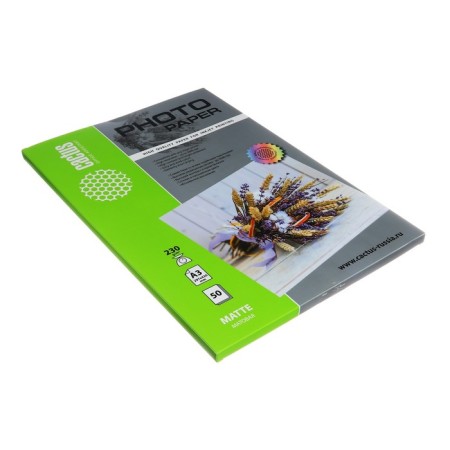 Photo paper for jet print A3, 50 sheets Cactus, 230 g/m2, one -sided, matte-5