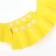 Bathing visor, adjustable, yellow color