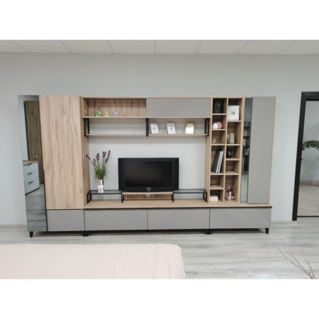 Hinged shelf “Kendi No. 11”, 900 × 220 × 261 mm, color of the alpine oak-2