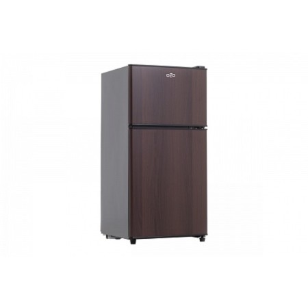 Refrigerator Olto RF-120, two-chamber, class A+, 118 l, brown