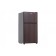 Refrigerator Olto RF-120, two-chamber, class A+, 118 l, brown