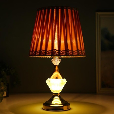 Highway lamp 16140/1 E27+LED lighting 40W gold 25x25x42 cm Risalux-2