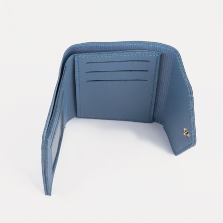 Wallet on the button, the color is blue-3