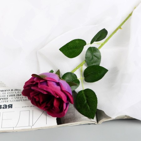 Artificial flowers "Vivaldi rose" d-7 50 cm, purple