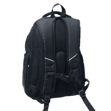 Youth backpack, 47 x 32 x 17 cm, ergonomic back, Stavia urban, black-3