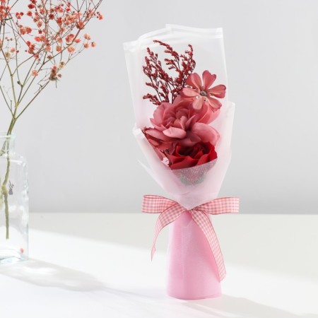 Bouquet of soap petals "Tenderness" mix 7x8.5x29.3 cm-1