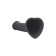 Belt strap-on on suction cup Strap-on-me, silicone, black color, 19 cm