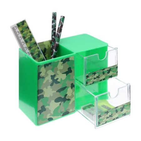 Table of children's children's "Militari" (stand+2 pencil+ruler+sharpener+eraser+notebook 8 sheets)-1