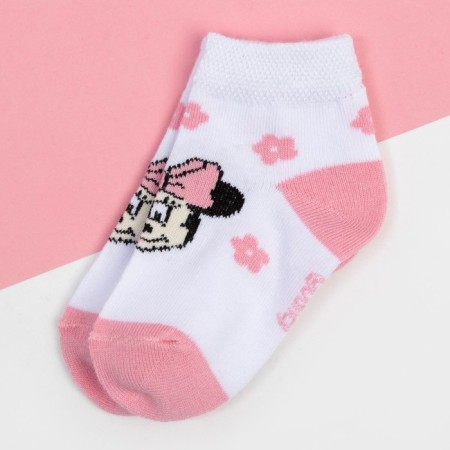 Socks "minnie", Minnie Mouse, White, 6-8 cm-1