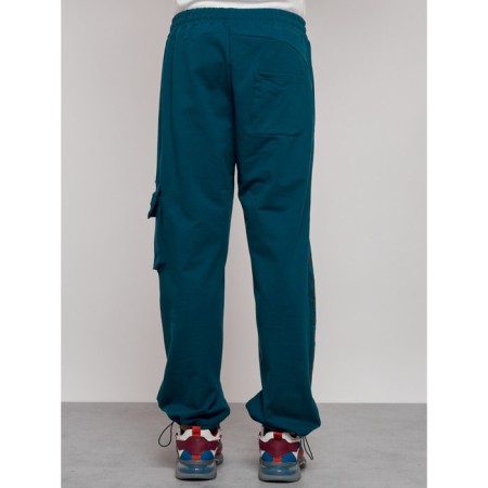 Sports male pants, size 50, blue color-11