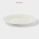 Porcelain dessert plate with a thickened edge of the White Label, D = 17.5 cm, white color