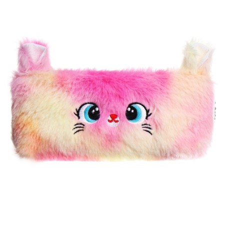 Penal School fur on the zipper Calligrata "Mouse", mix-14