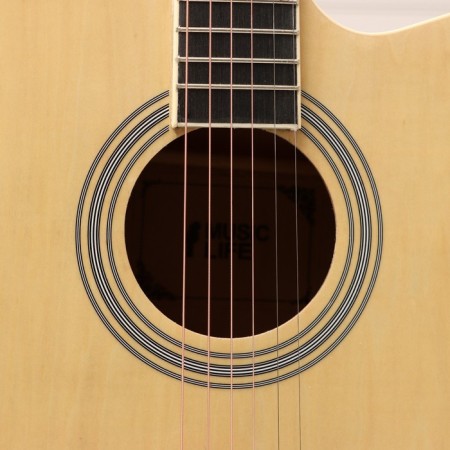 Acoustic guitar Music Life QD-H41Q-BB beige-2