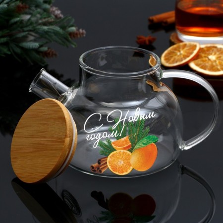 Teapot "Happy New Year. The aroma of the editor. ", 800 ml-2